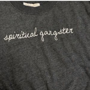 Spiritual Gangster embroidered - sweatshirt